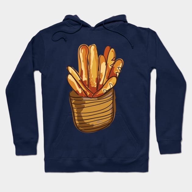 Baguette Hoodie by NewWorldIsHere